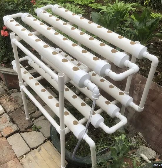 Piping Structure for Vertical Farming